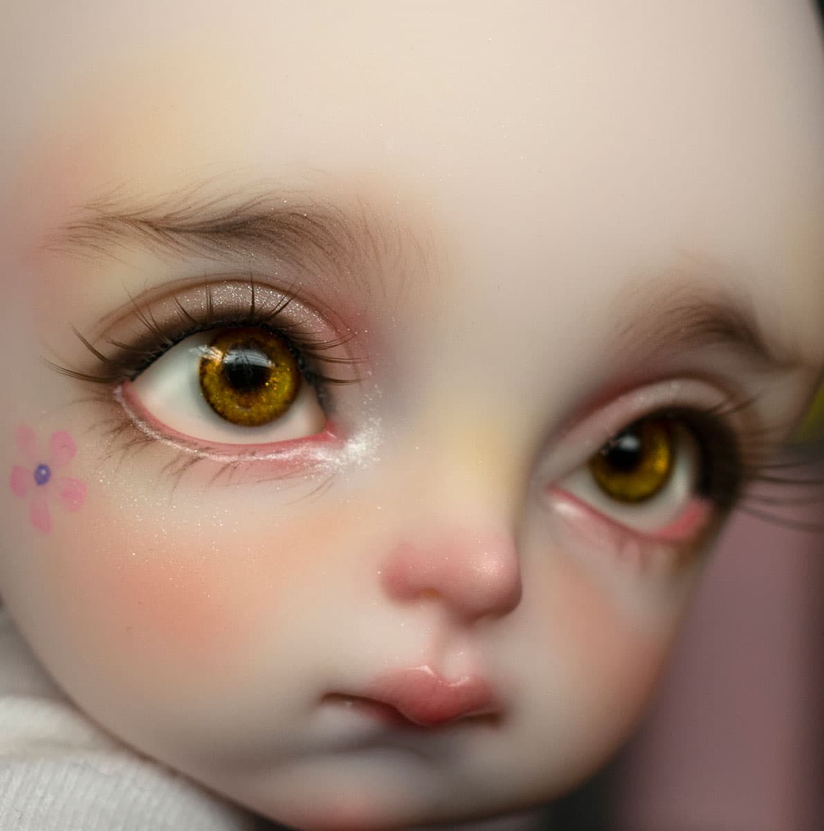 Nowoczesny Minimalizm - ball-jointed doll faceup by theugliestwife