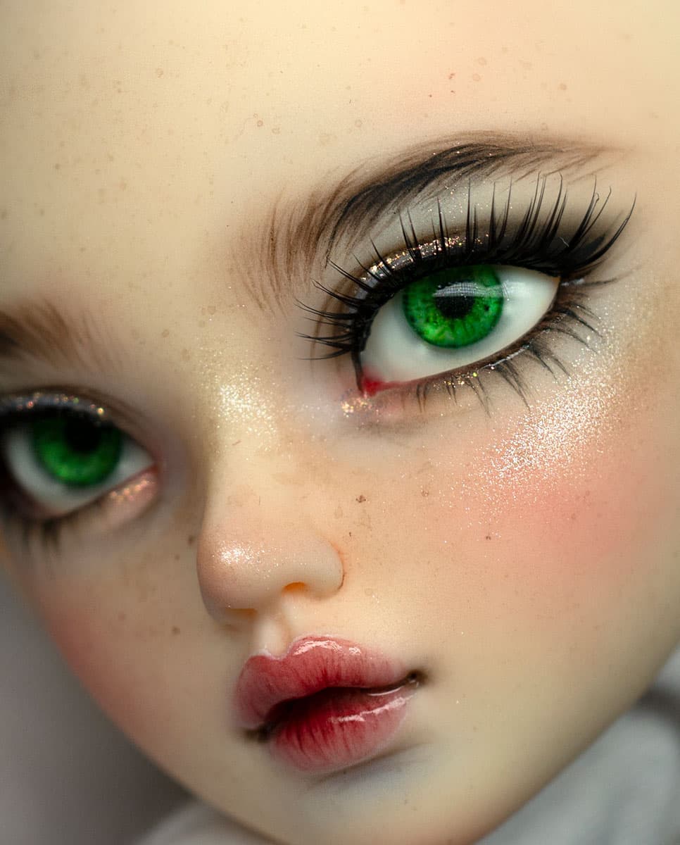 Unikalna Postać - ball-jointed doll faceup by theugliestwife