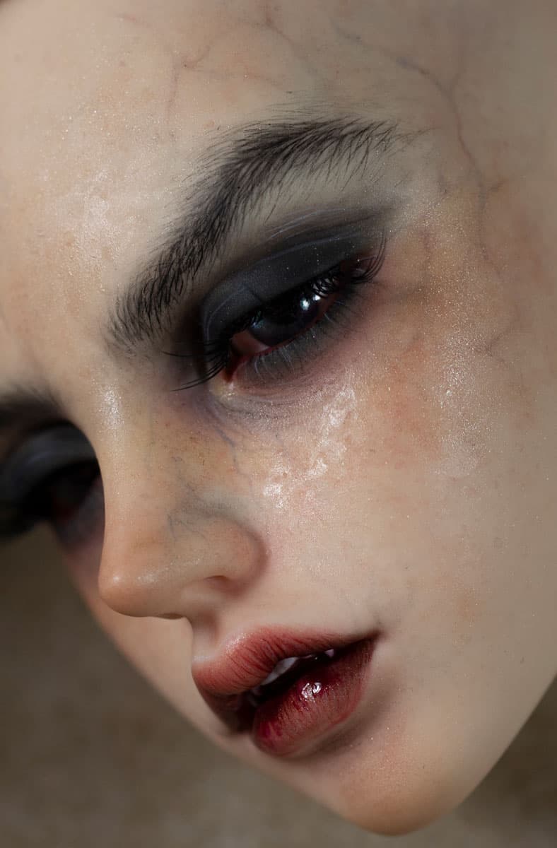 Klasyczne Piękno - ball-jointed doll faceup by theugliestwife