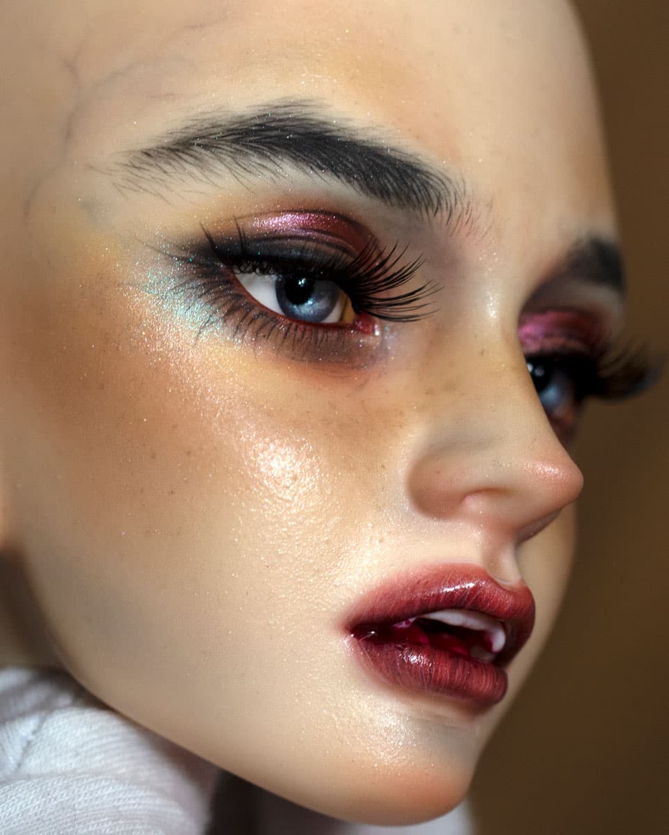 Ekspresyjny Projekt - ball-jointed doll faceup by theugliestwife