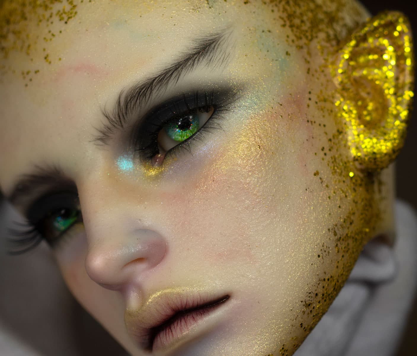 Urzekający Wygląd - ball-jointed doll faceup by theugliestwife