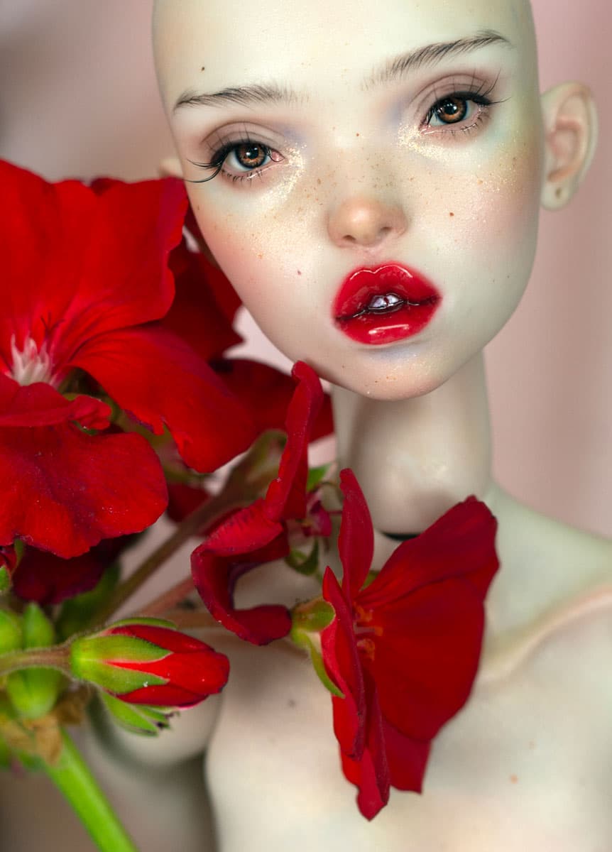 Wyrafinowana Sztuka - ball-jointed doll faceup by theugliestwife